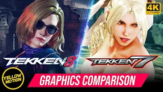NINA Williams New LOOK! TEKKEN 8 vs TEKKEN 7 - Graphics & Character Design Comparison [4K]