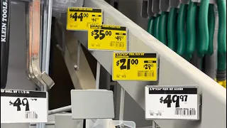Klein Tools Going Clearance at Homedepot