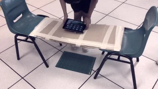 An iPad "stand" for Stopmotion Animation Project