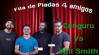 4 amigos Fila de piadas: Vida