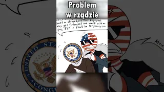 Problem w rządzie 😕🇺🇲 / komiks Countryhumans [PL] #shorts #memy #śmieszne #humor