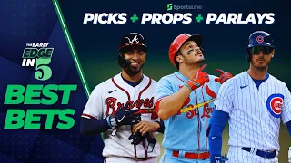 Tonight’s TOP PICKS: MLB Props + Parlays + More! | The Early Edge in 5