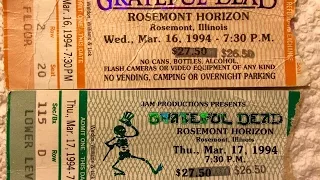 Deadhead1994 Rosemont Horizon tailgating 3/16/94 Grateful Dead