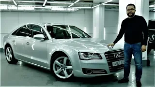 Audi A8 4.2 TDI (D4) Замер разгона, обзор и тест-драйв