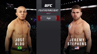 Jose Aldo vs Jeremy Stevens (UFC on FOX 30 simulation)