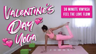 Valentines Day Yoga |  FEEL THE LOVE Vinyasa Flow