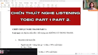MAX ĐIỂM NGHE LISTENING TOEIC PART 1 PART 2 || MS THẮM TOEIC