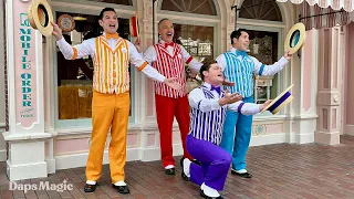 Dapper Dans | Main Street, USA | Disneyland 2024 4K