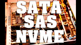 Подключение SATA, SAS, NVME