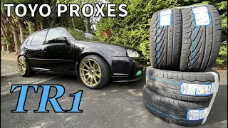 New tyres on my golf GTI *TOYO PROXES TR1* 300BHP FWD