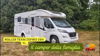 ROLLER TEAM ZEFIRO 284 TL,semi integrale omologato per 5 persone con letti gemelli ,bagno enorme♥️🚚