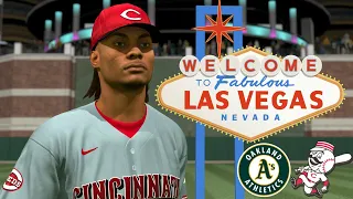 FIRST GAME IN LAS VEGAS! MLB THE SHOW 24 CINCINNATI REDS FRANCHISE EPISODE 62!