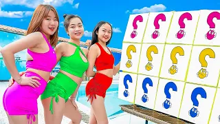 AUTOMATIC LUCKY GAME SHOW PRANK BATTLE NERF Dr iGirl Nerf Guns  WONDERFUL ATM MACHINE GIRL PRANK VTL