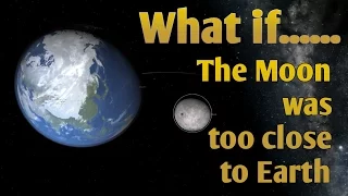 WHAT IF THE MOON WAS TOO CLOSE TO THE EARTH | Roche limit