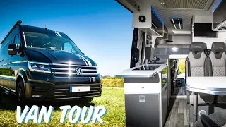 DREAM CAMPER VAN | VW CRAFTER MOTORHOME - XXL GARAGE!!