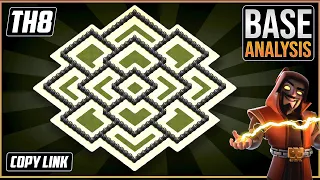 NEW BEST TH8 HYBRID/TROPHY Base 2020!! COC Town Hall 8 (TH8) Trophy Base Design - Clash of Clans