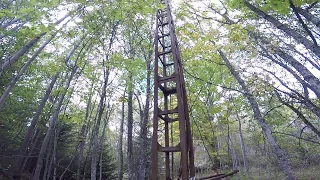 Hylses Blekingeturne - ANTENNHUSET - Övergivet i Bergsmåla Karlskrona - 2017-10-03 (GoPro 5)