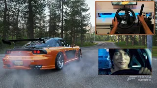 Han From Tokyo Drift in FUTURE ISLAND Forza Horizon 4 | Logitech G920