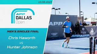 Hunter Johnson vs. Chris Haworth | The 2023 APP Dallas Open | Men's Pro Singles Final | Full