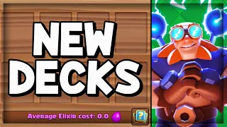 Building NEW Best Clash Royale Decks! (December)