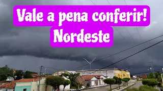 Vale a pena conferir! Chuvas pelo Nordeste em abril de 2024.#chuva #nordeste #sertão