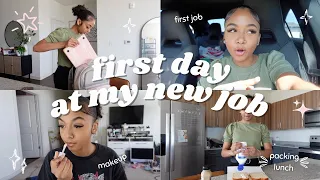 GRWM first day of work | summer internship vlog