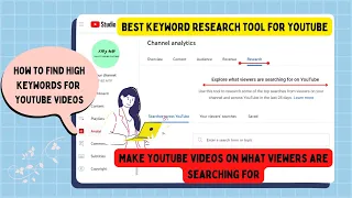 How to find High youtube searching keywords for youtube videos| Free youtube keyword research tool