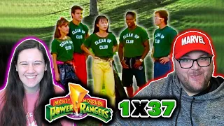 Power Rangers Episode 37 Reaction | "Clean-Up Club" | Mighty Morphin'