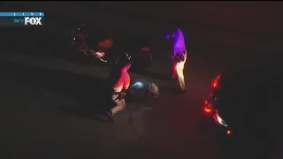 SoCal motorcycle chase: Driver doing stunts gives up chase in Ontario