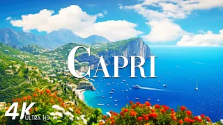 FLYING OVER CAPRI (4K Video UHD) - Relaxing Music With Beautiful Nature Videos