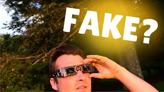 Don't Wear FAKE Eclipse Glasses!