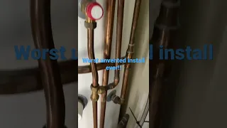 The worst unvented cylinder installation I have come across