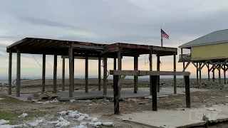 11-09-2021 Grand Isle, LA - Present Day Ida Damage and Coast Guard