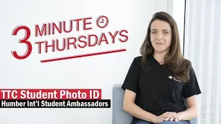 TTC Student Photo ID - Humber International Ambassadors 3MT