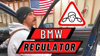 BMW Window Regulator In Depth How To! 2002 BMW E46 330i