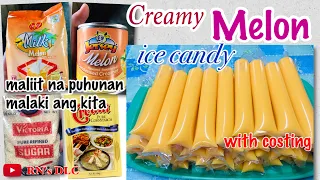 MELON ice candy using Injoy powder! PangnegosyWithCosting |RN's DLC|
