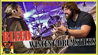 FIRST TIME HEARING!!! | Meshuggah - Bleed - Tomas Haake - Wincent Drumsticks | REACTION