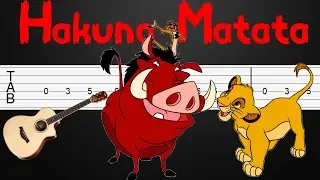 Hakuna Matata (The Lion King) Guitar Tabs, Guitar Tutorial