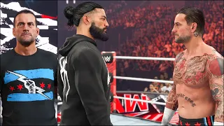 WWE 2K24 DLC ECW Punk Pack - CM Punk Faces Roman Reigns