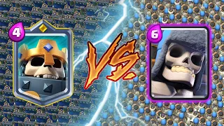 SKELETON KING Vs GIANT SKELETON - Clash Royale Challenge #315