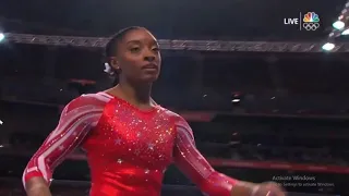 (14.6) Simone biles Floor Exercise US 2021 OLYMPIC TRIALS DAY 2(NBC)