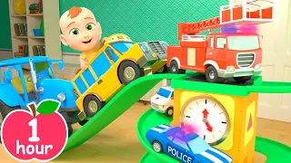 Hickory Dickory Dock | Vehicle Version | Newborn Baby Songs & Nursery Rhymes