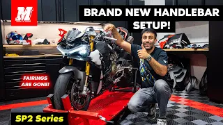 New Handlebar Setup for our Ducati Panigale V4 SP2! | SP2 Series Part 8 | Motomillion