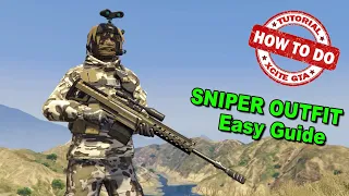 GTA SNIPER OUTFIT How To Do - Awesome costumes #Part 2 How To Make cool outfits | GTA 5 ONLINE