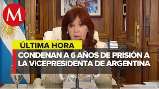 Cristina Fernández de Kirchner es condenada a 6 años de prisión por defraudación al Estado