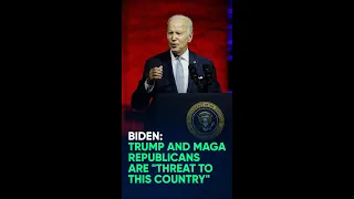 Biden: Trump and MAGA Republicans are "threat to this country"