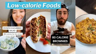 Healthy Low-Calorie Recipes for Weightloss (TikTok Compilation)