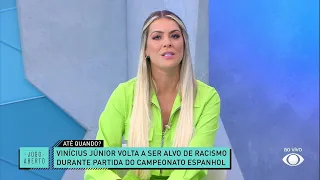 Renata Fan mostra indignação com racismo contra Vinícius Jr; Denilson critica dirigentes