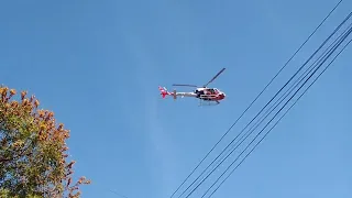 Helicóptero Da PM, Dando Cobertura Em Operação Aqui em Birigui-Sp.