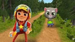 КТО КРУЧЕ? ГОВОРЯЩИЙ КОТ ТОМ - TALKING TOM ПРОТИВ JAKE из игры SUBWAY SURFERS! МЕГА ЧЕЛЛЕНДЖ! #43